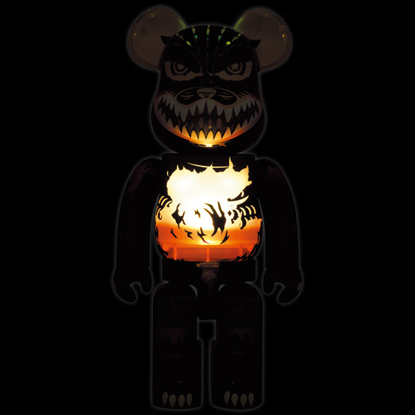 BE@RBRICK ゴジラ (メルトダウン：クリアオレンジVer) 1000％ Amazon