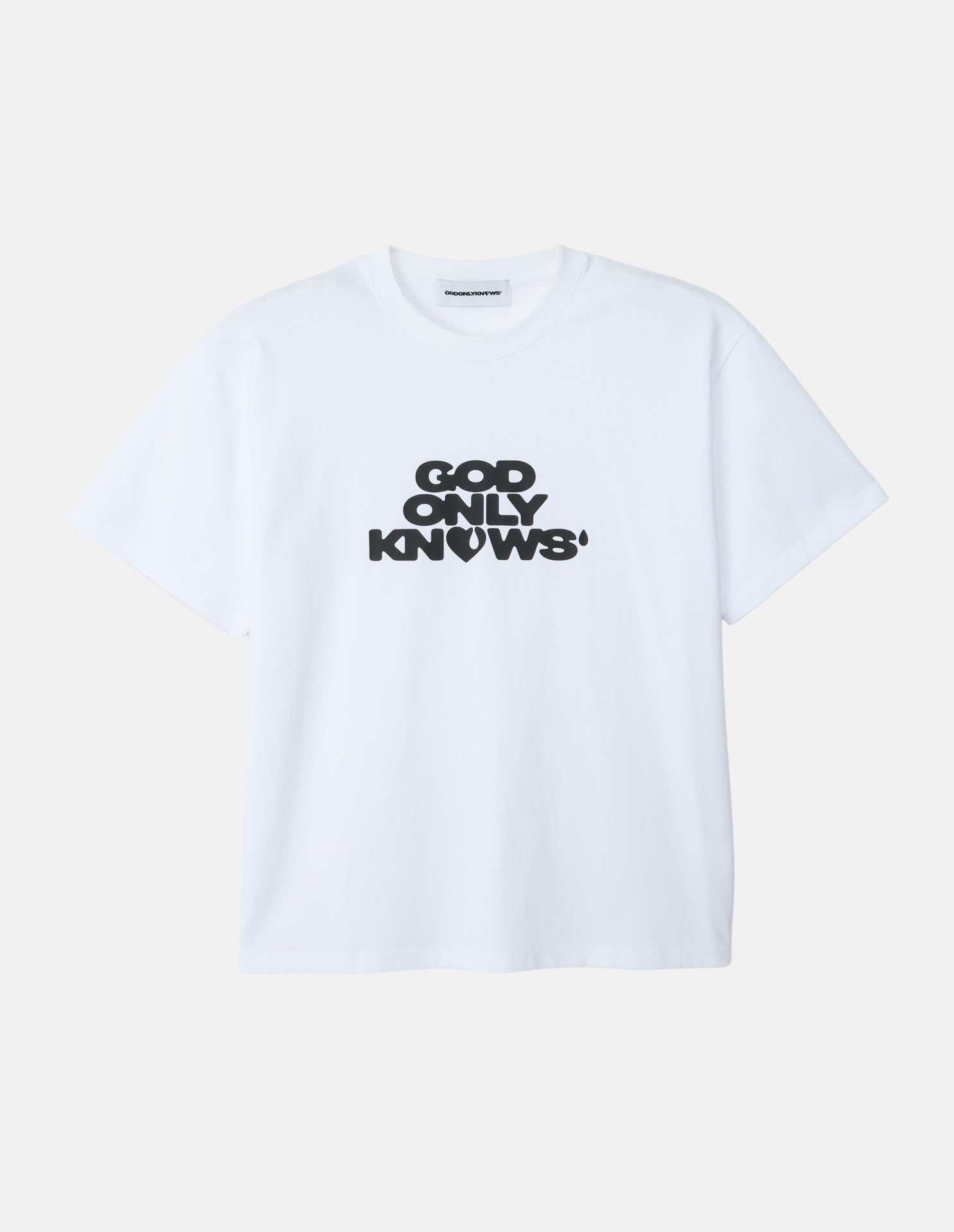 GOD ONLY KNOWS ホワイト Tシャツ Mサイズ GOD ONLY KNOWS ホワイトT
