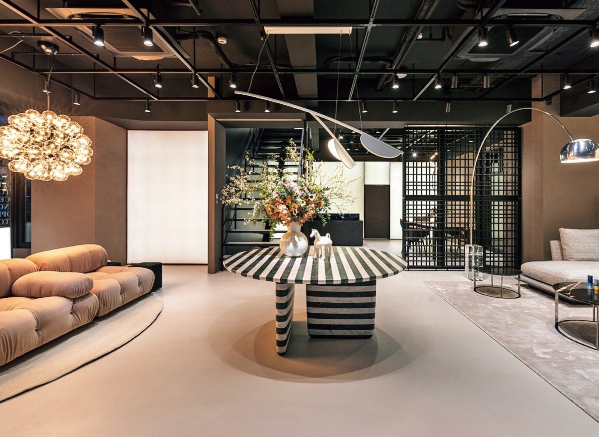 イタリア家具の最高峰B＆B Italiaが大阪に誕生 | GOETHE