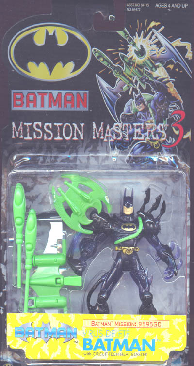 Virus Delete Batman Mission Masters 3 action figure
