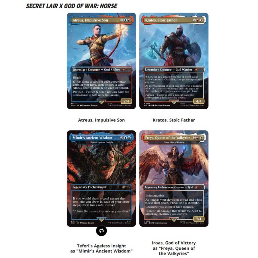 MAGIC THE GATHERING: SLD SECRET LAIR DROP: GOD OF WAR: NORSE