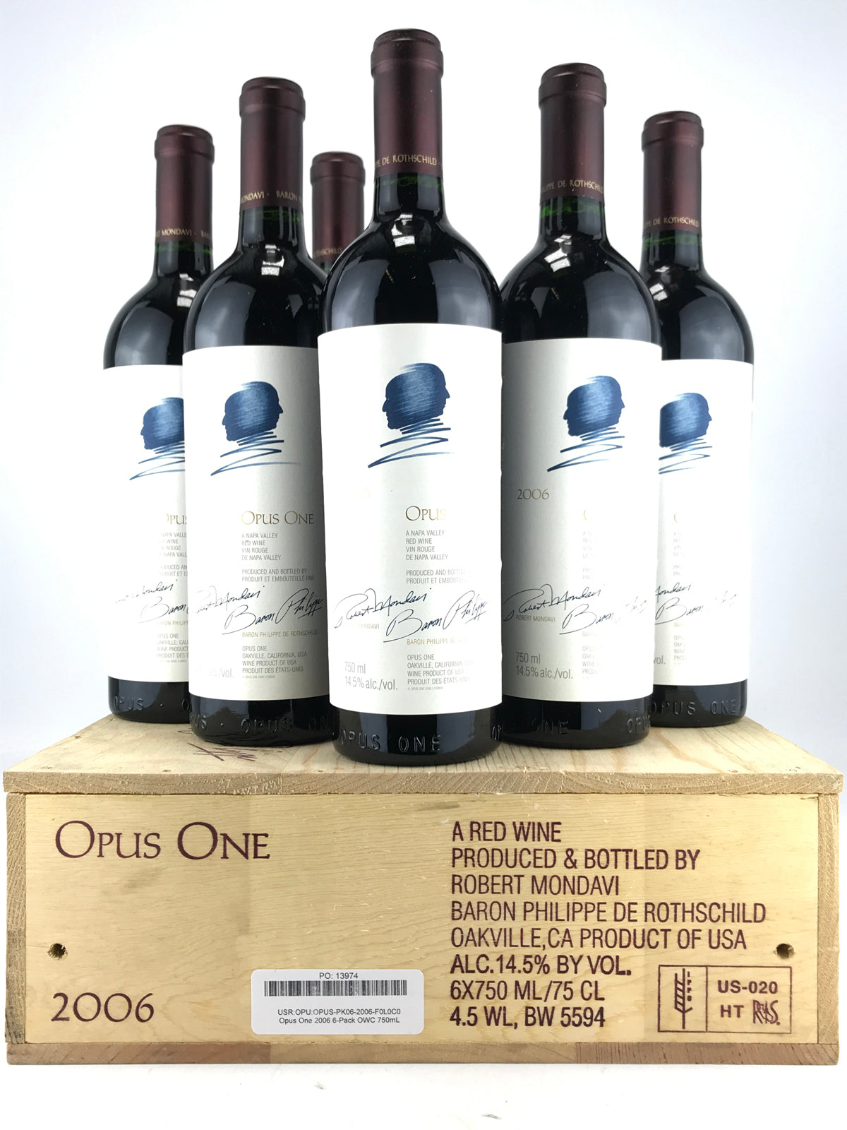 未開栓古酒]OPUS ONE 2006 オーパス・ワン ヴィンテージ2006 赤ワイン