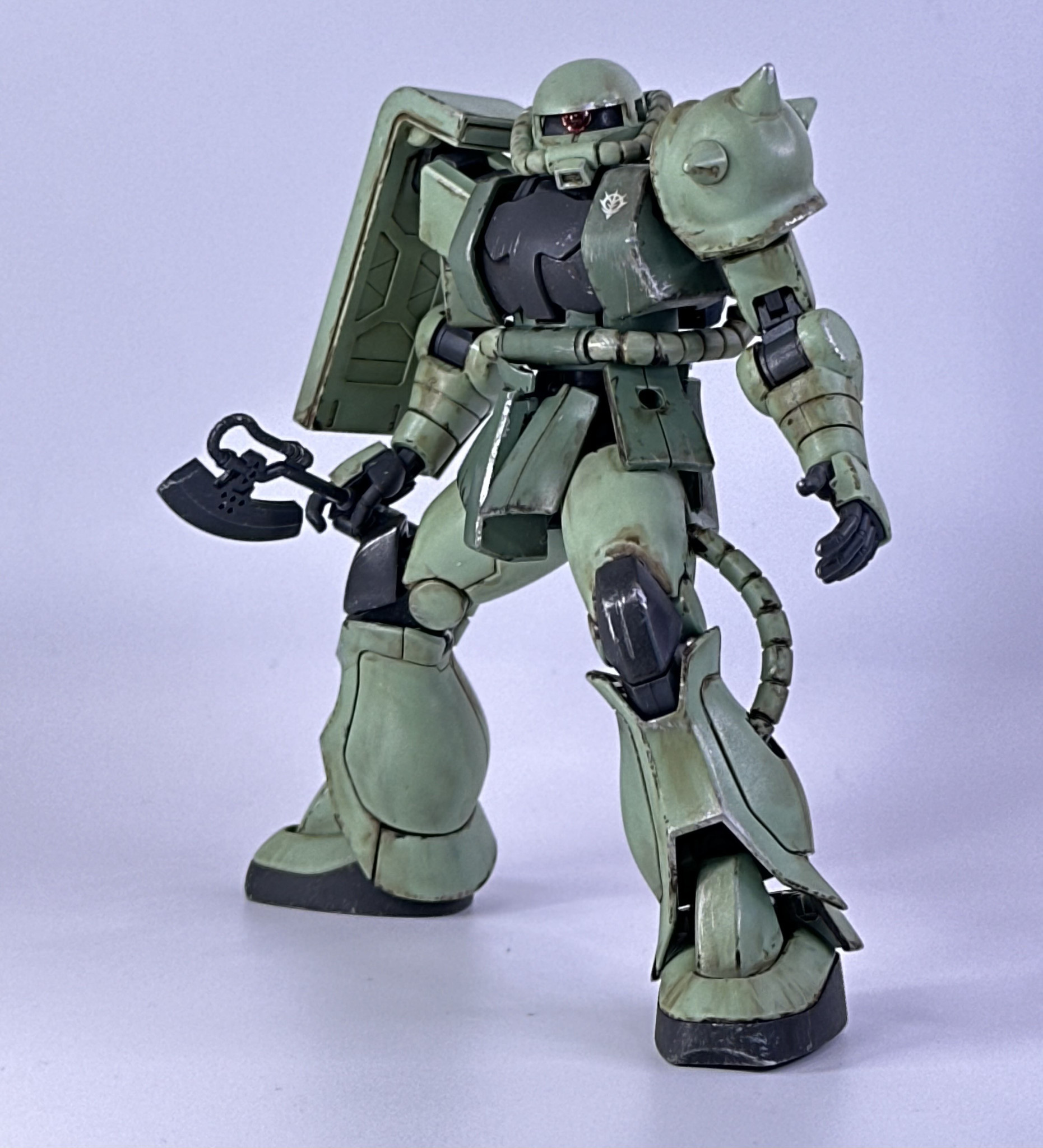 HGザクⅡ】ウェザリング成形色仕上げ｜あいりさんのガンプラ作品