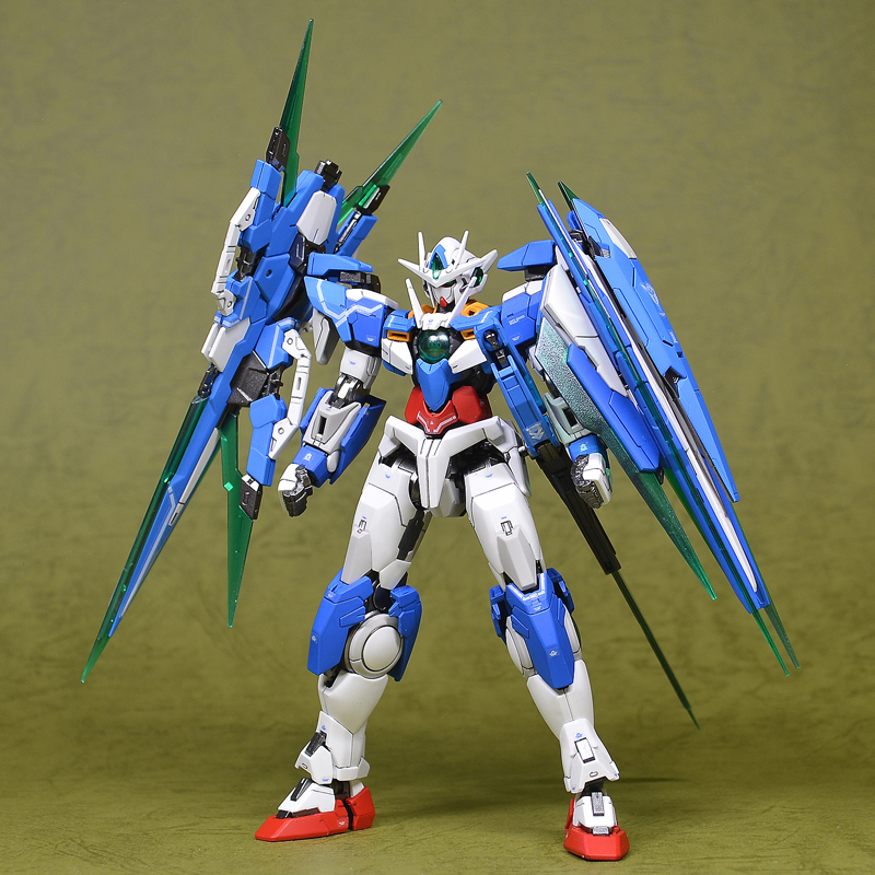 RG ダブルオークアンタフルセイバーの塗装レシピと写真レビュー