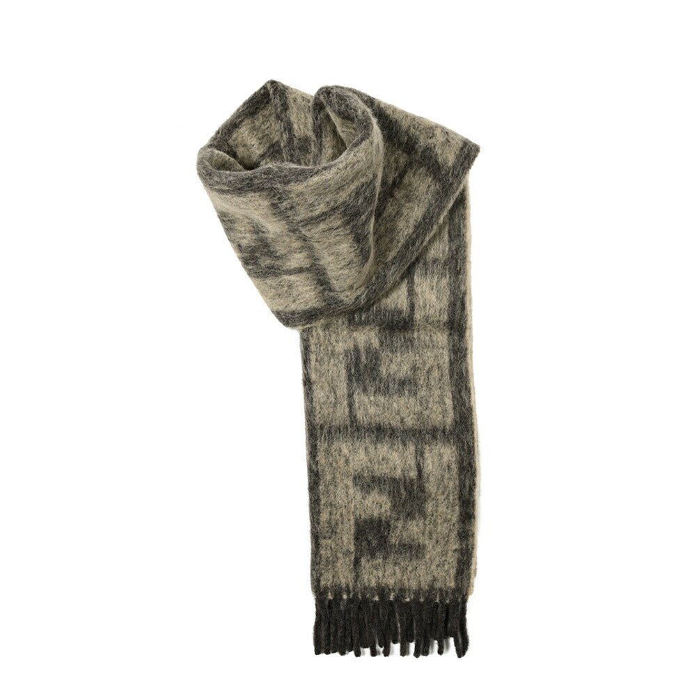 SALE｜FENDI フェンディ / アルパカウール ロゴマフラー / メンズ