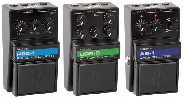 エフェクター】Nobelsのペダル3機種が精悍なブラックカラーにモデル