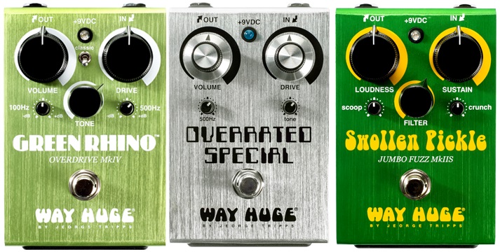 NAMM2016：歪み】WAY HUGEの歪みペダル3種が発表！ジョー・ボナマッサ