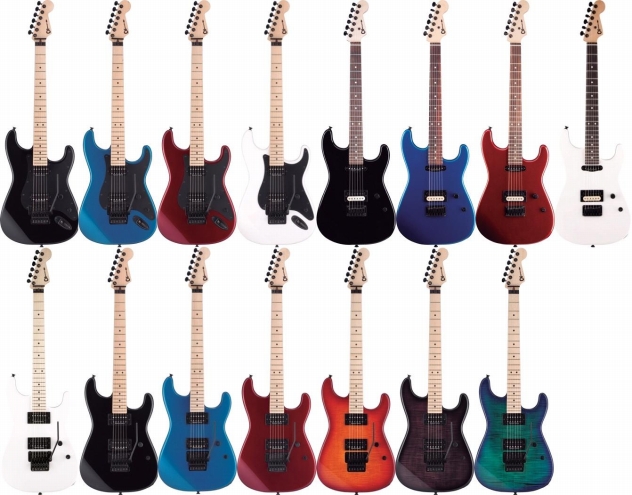 エレキギター】Charvel PRO-MODシリーズから4モデル、全15機種発売
