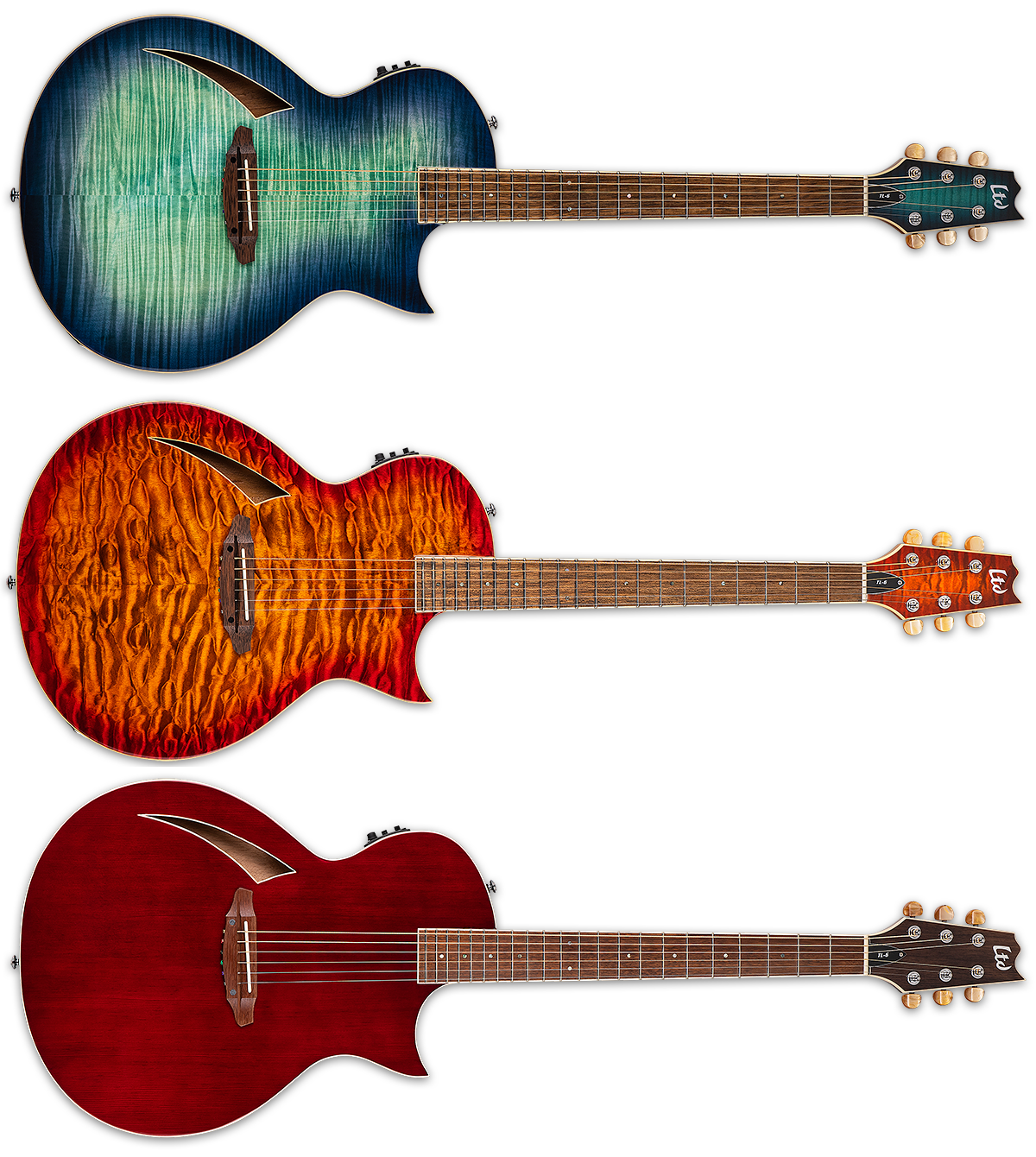 NAMM2019:エレアコギター】-LTD-Fishman SONICOREピックアップを搭載し