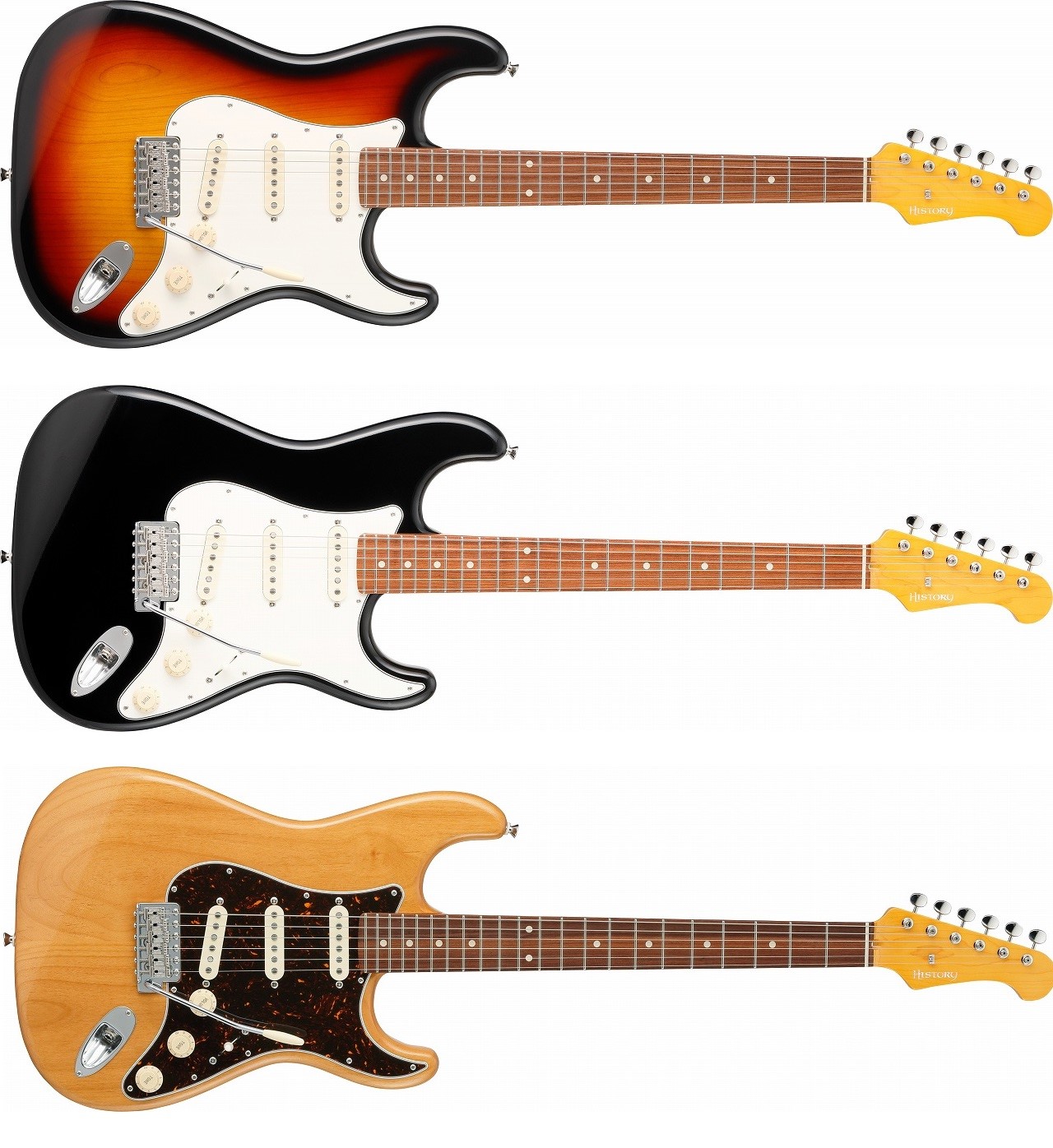 エレキギター】-HISTORY-既存モデルが一新！ヒストリーエレキギター