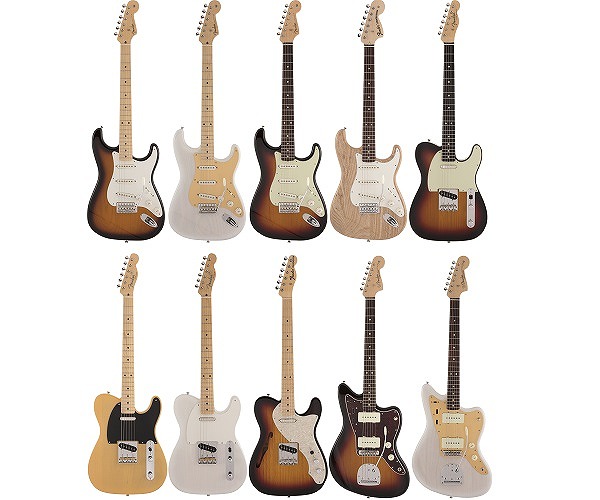 エレキギター】-Fender-ビンテージファンを魅了するスペックを採用