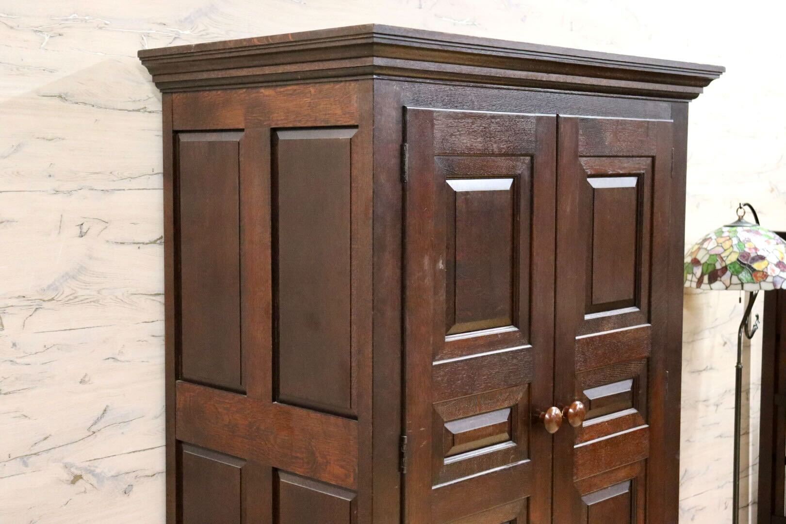 GMGK435B○松本民芸家具 E型洋服箪笥 ワードローブ クローゼット 収納