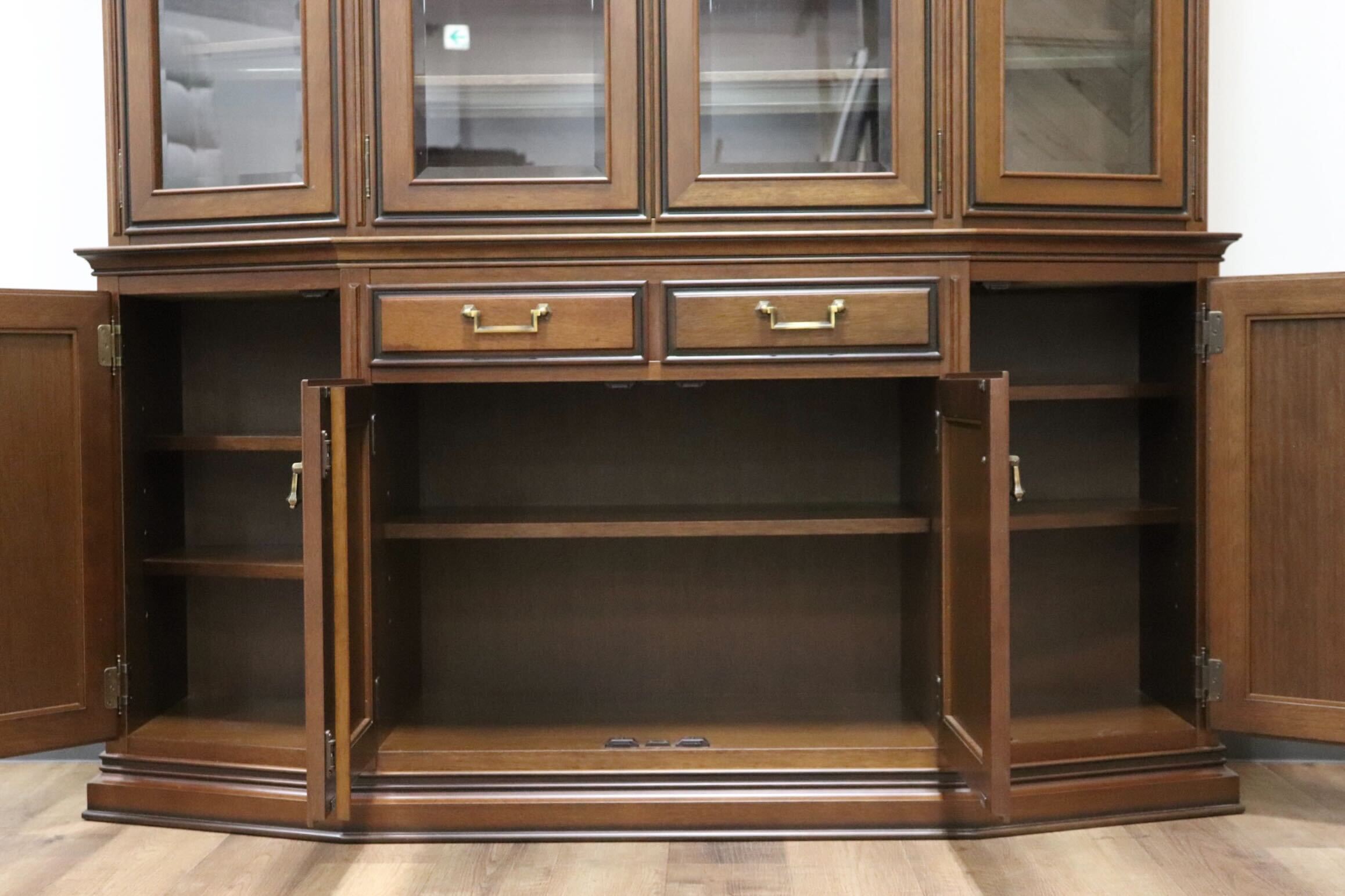 maruni』マルニ木工カップボード キャビネット 食器棚ブラウン