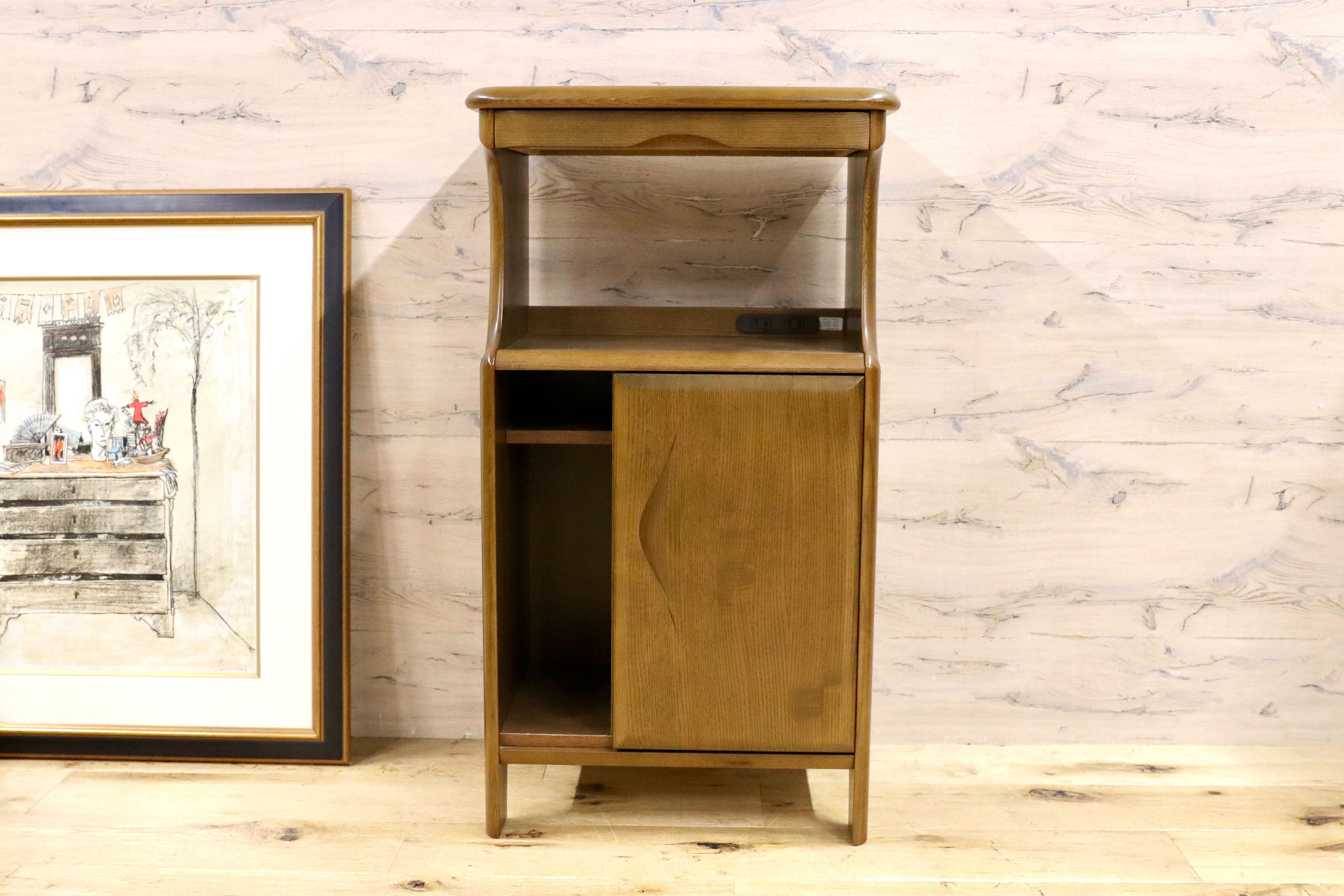 Karimoku カリモク 電話台 4段チェスト 高級家具 Karimoku カリモク