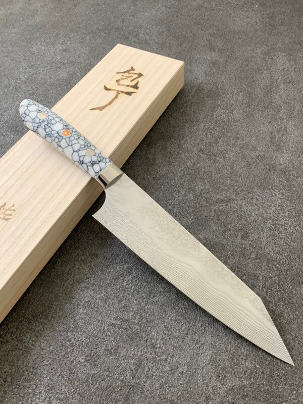 特別誂 伝統工芸士 佐治武士作品 本鍛造 佐治作 コアレス鋼 牛刀