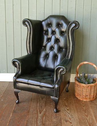 1970年代のアンティーク ウイングバックチェア(k-437-c)｜アンティーク