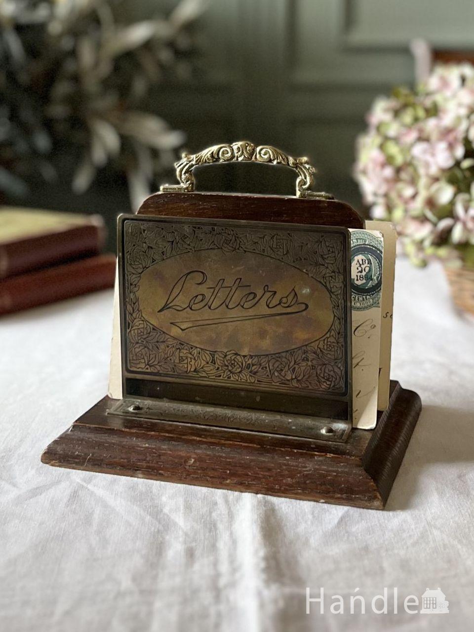 フランス アンティーク 素敵な 装飾 ガラス 真鍮 フォトフレーム 19世紀