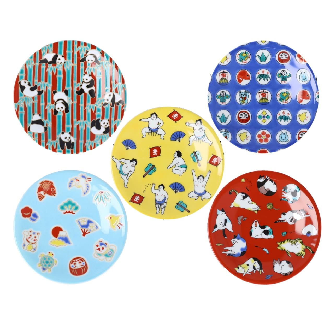 限定品‼️ローリングストーンズ 九谷焼 豆皿 3個セット 新品 バラ売り