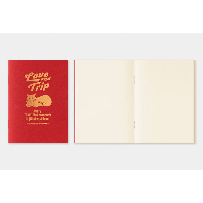 TRAVELER'S notebook LOVE AND TRIP Red (Passport Size) | 八文字屋