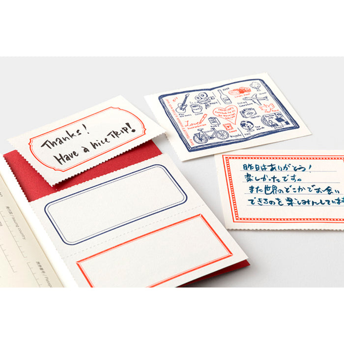 TRAVELER'S notebook LOVE AND TRIP Red (Passport Size) | 八文字屋
