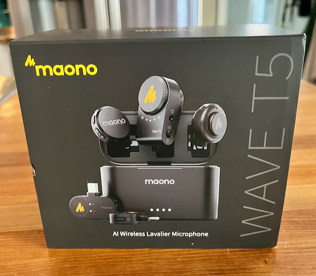 新品】MAONO WAVE T5 ワイヤレスマイク ピンマイク 30時間録音 Maono