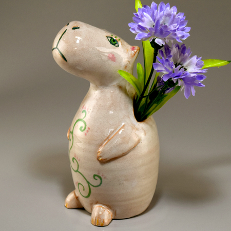 2757 萩焼 豆花入 未使用 2757 萩焼 豆花入 未使用 【公式通販】