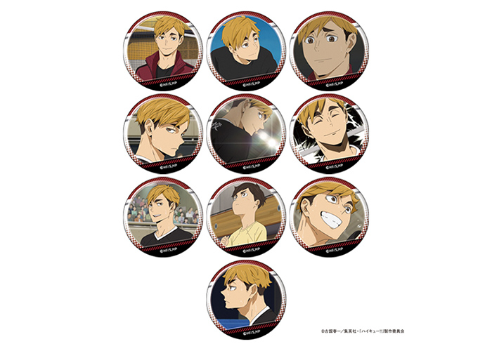 ハイキュー!! 宮侑 ハイキュー展 アクリルバッジ 10点 ハイキュー!! 宮