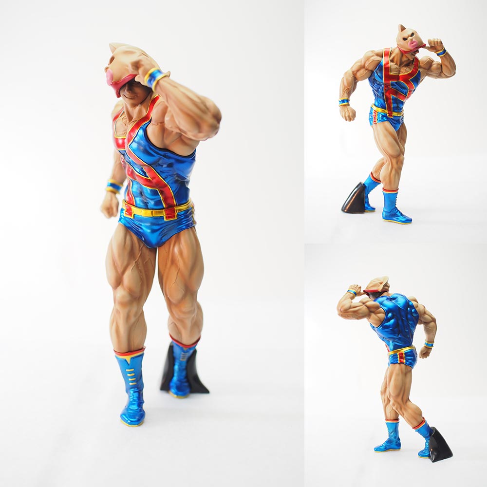 美品 CCP キン肉マン フェイスフラッシュ ブルーメタリック 墓場の画廊