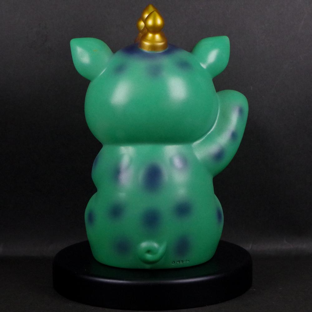 快運! 招きブースカ 若草色 ソフビ 怪獣ブースカ ウルトラマン 墓場の