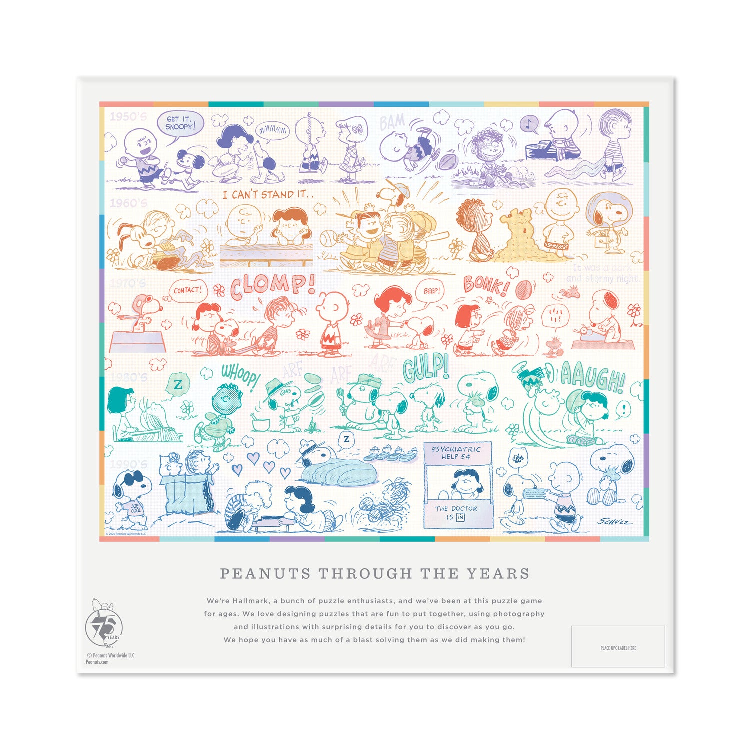 スヌーピーピーナッツジグソーパズル1000ピースミルキーウエイ