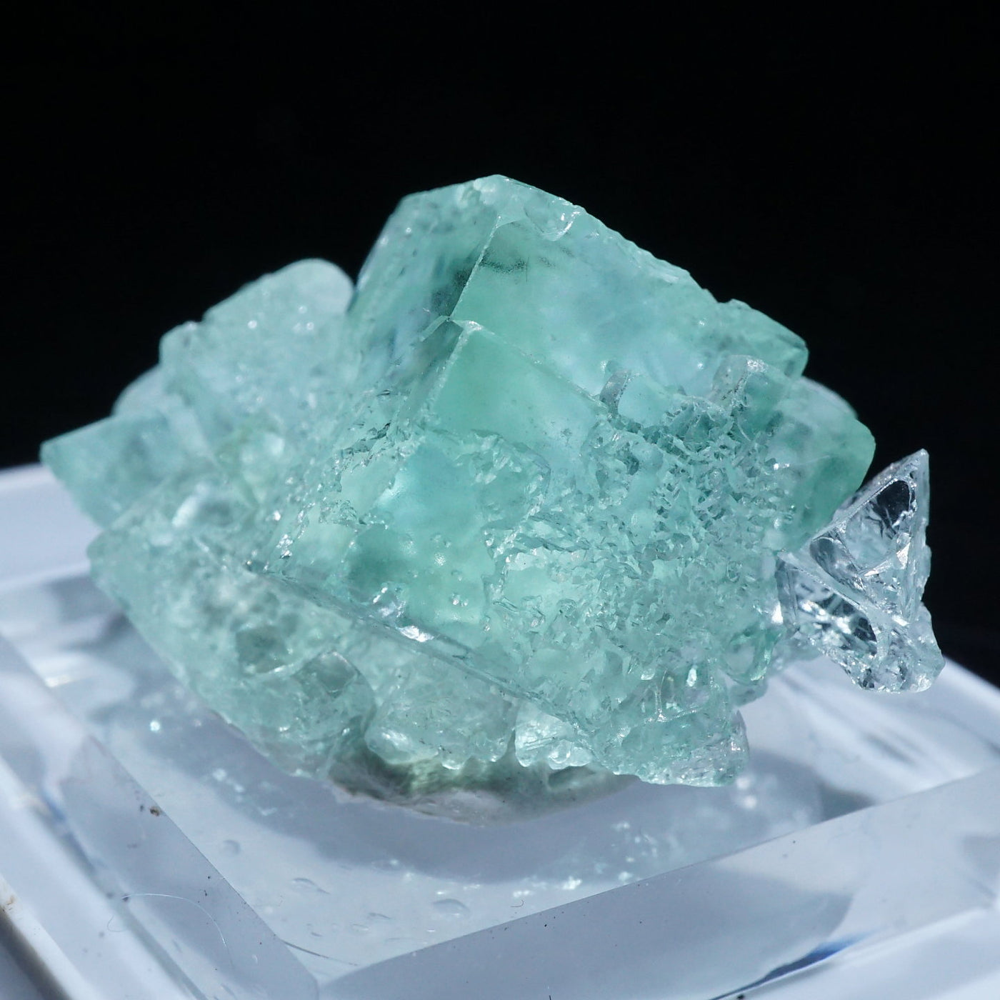 中国 湖南省 シャンファーリン産 グリーンフローライト – 天然石