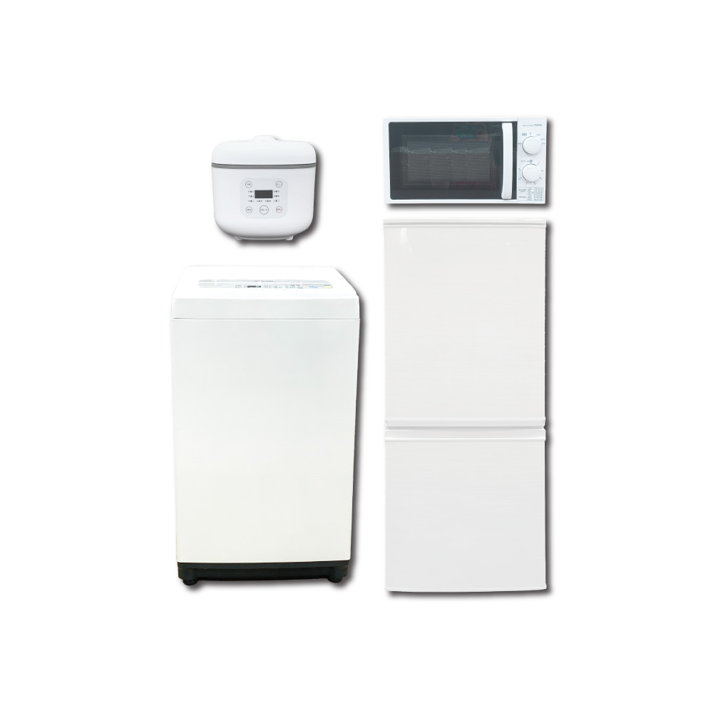 超お得/冷蔵庫/洗濯機/レンジ/炊飯器/美品4点セット/Panasonic 超お得