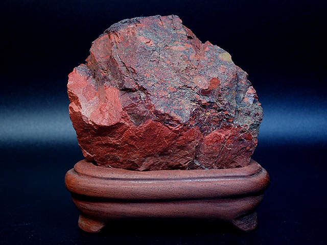 佐渡 赤石 台座付き 鑑賞石 鑑賞石 天然石 赤玉石 kg 最大19.8 3kg