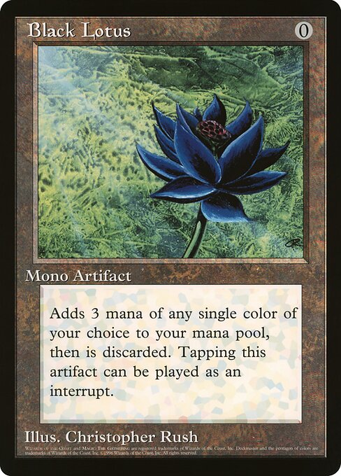 Black Lotus ブラックロータス アートプリント MTG MTG ブラック