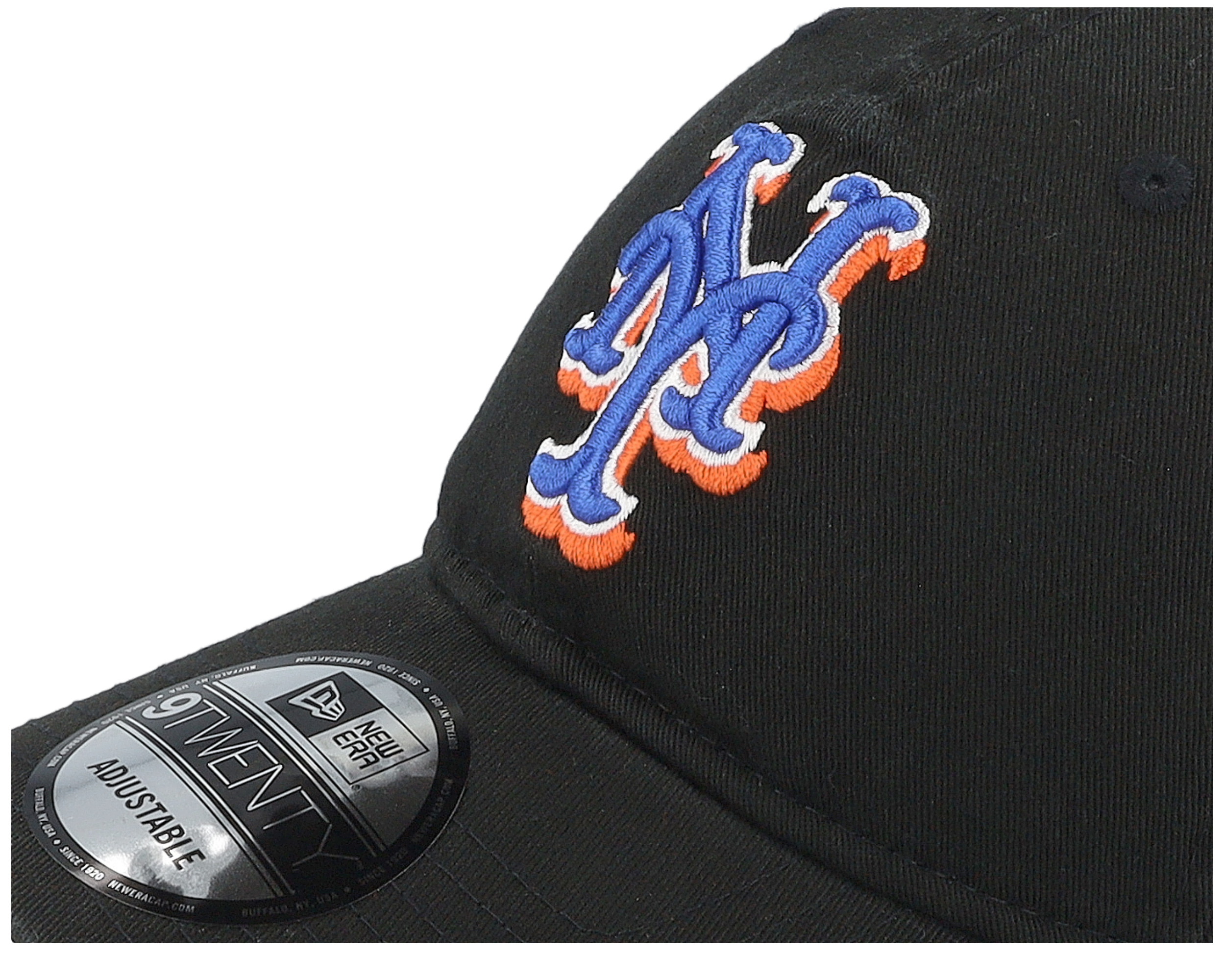 New York Mets MLB Core Classic 9TWENTY Rep Black Dad CapHatstore.pt