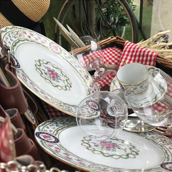 M_TKHS Haviland リモージュ ルーブシエンヌ 6枚セット中皿 M_TKHS