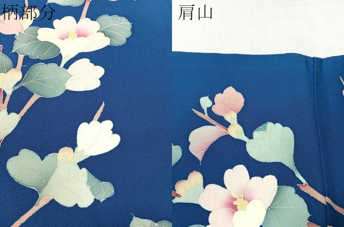 平和屋着物○訪問着 友禅 作家物 枝花文 正絹 逸品 CABB4889vp