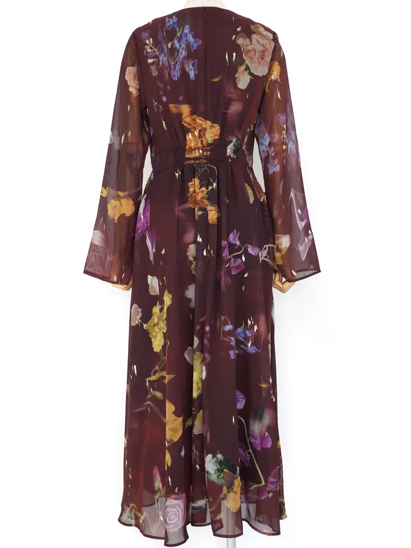 Ameri VINTAGE（アメリ ヴィンテージ）UND SCAN FLOWER DRESS