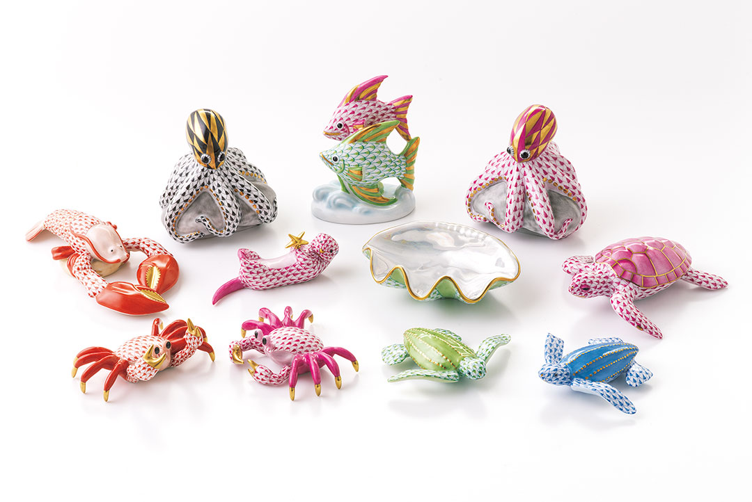 水辺のフィギュリン