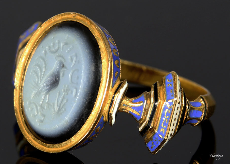 ササン朝ペルシャのニコロ・インタリオ×フランスのシャンルベ