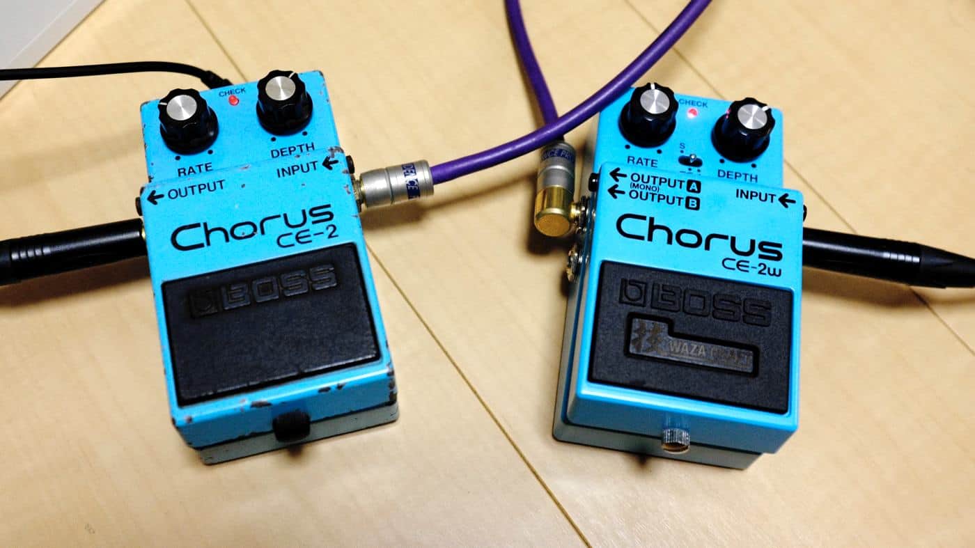 BOSS CE-2W CHORUS 技-WAZA CRAFT- を買いました | へたれマカー日記