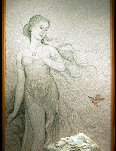 デカい❣️天然本翡翠 健康、やる気満々、濃い目満陽緑翡翠の