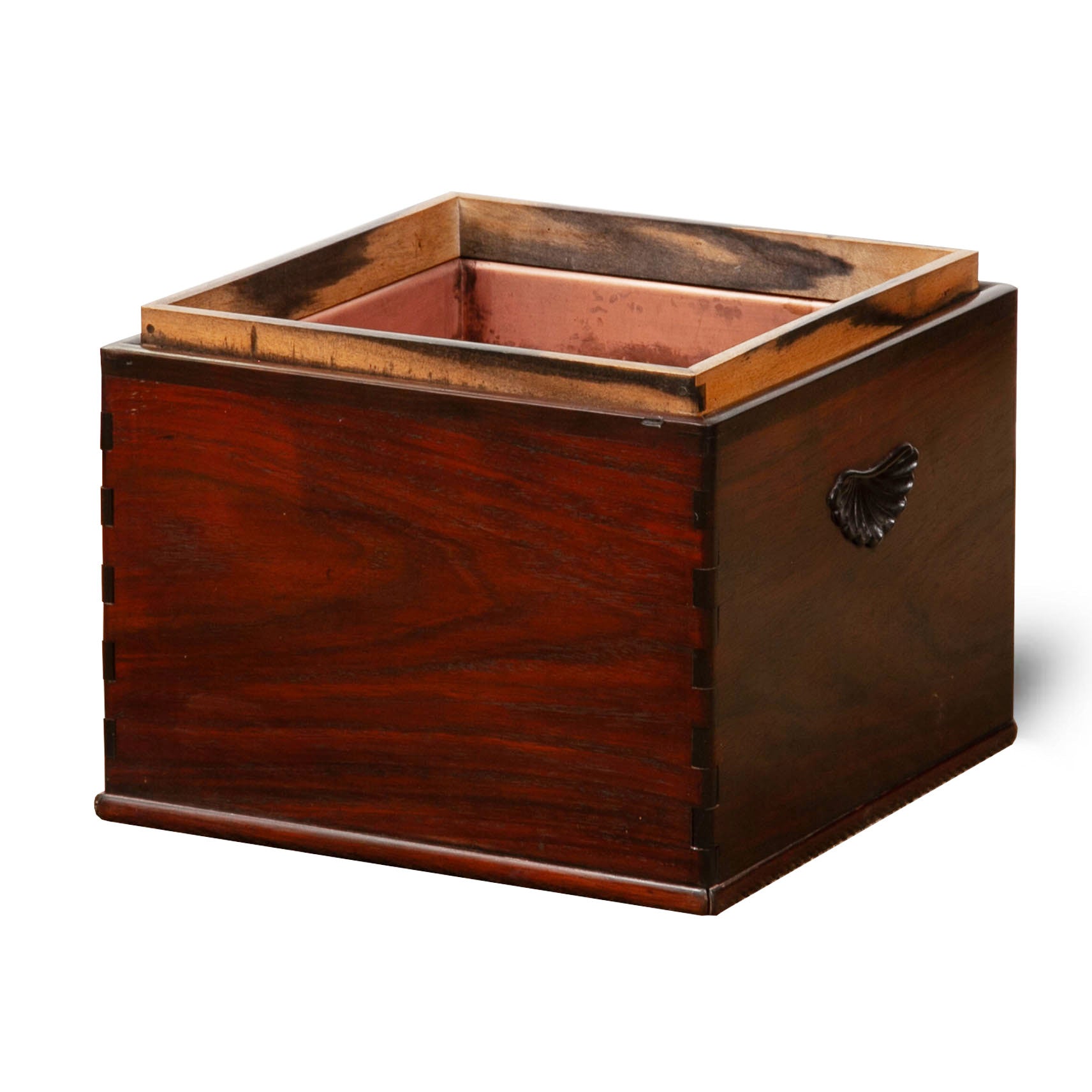 □【D1523】☆火鉢☆関東火鉢☆角火鉢☆箱火鉢☆囲炉裏☆茶室☆民芸