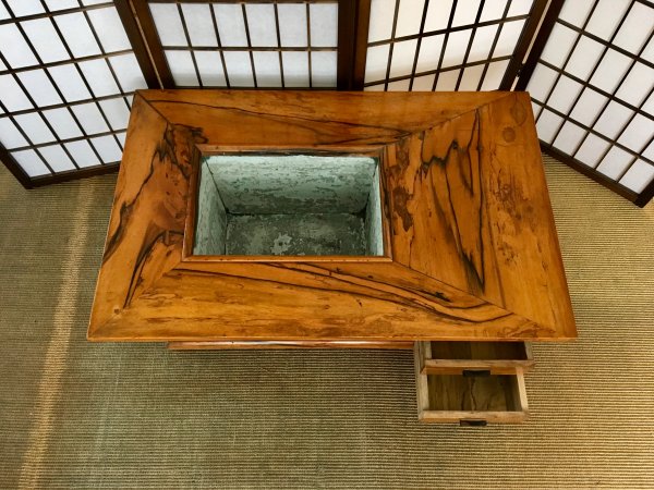 黒柿関西長火鉢 KSK601 – 【火鉢専門通販ショップ】火鉢.shop 増田屋