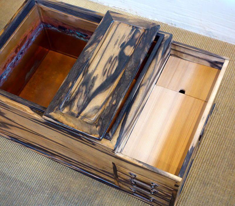 関東黒柿火鉢 KTK314 – 【火鉢専門通販ショップ】火鉢.shop 増田屋