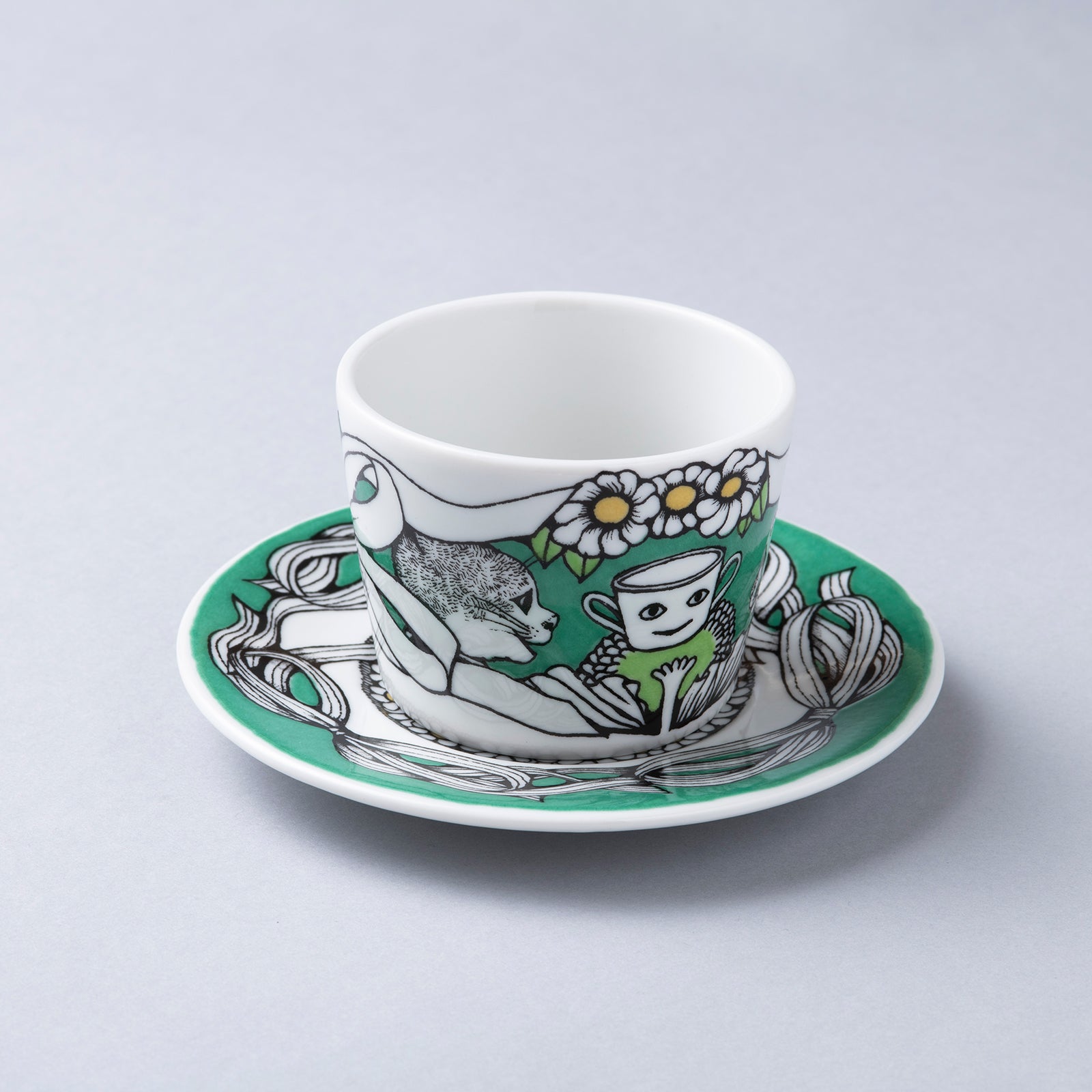 九谷焼 カップ＆ソーサー ボリスとこはる – ボリス雑貨店
