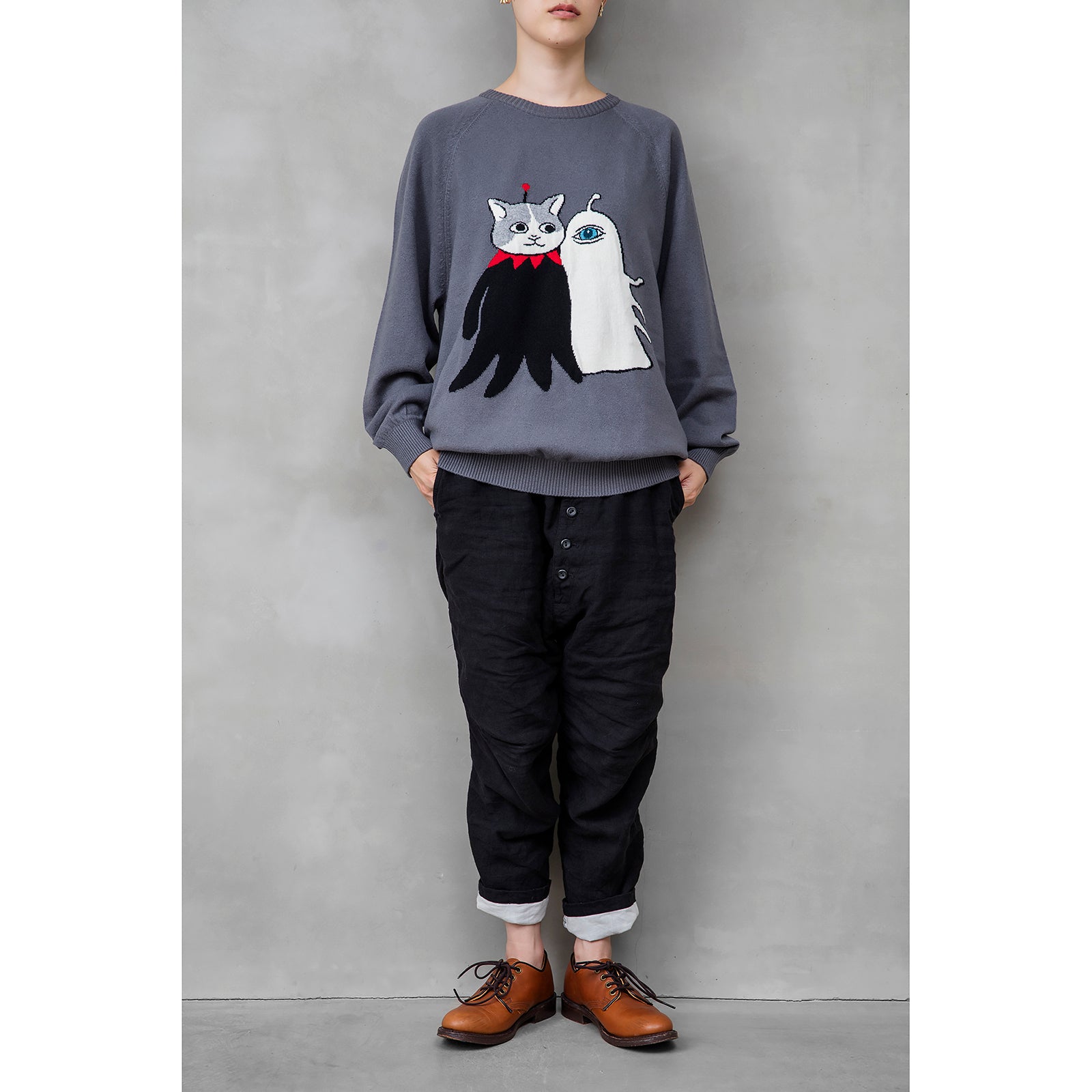 セーター かたをくむふたり – ボリス雑貨店