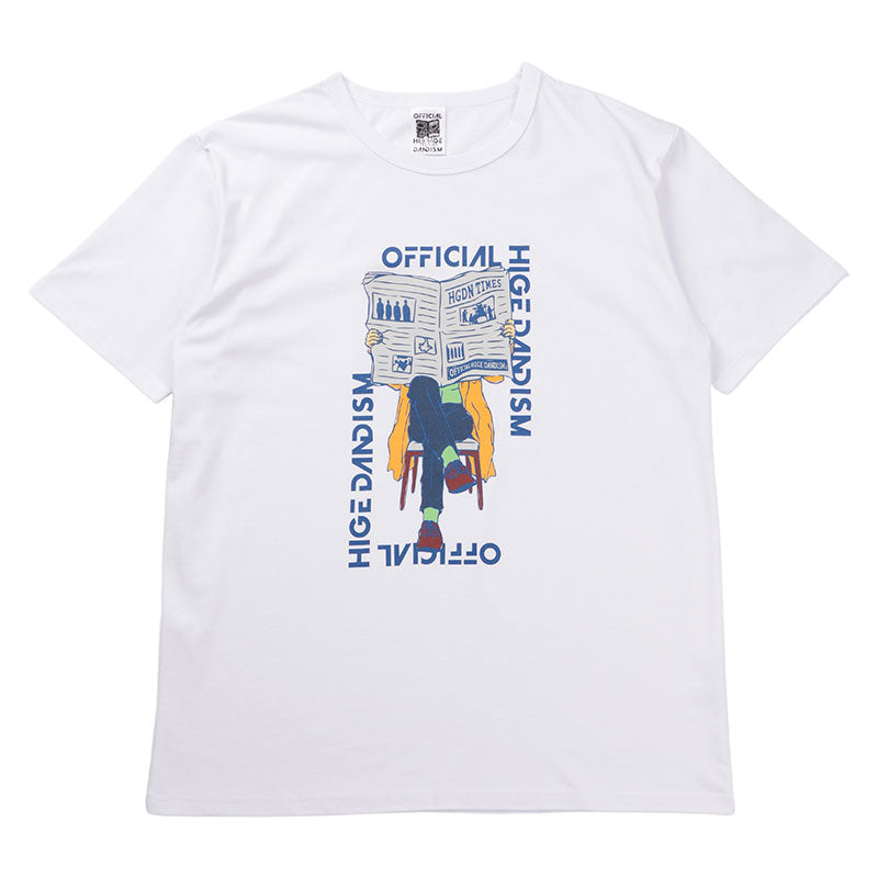 Editorial Tour T-shirt White (one-man tour 2021-2022 -Editorial