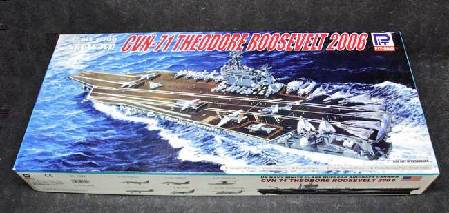 1/700航空母艦「CVN-71 セオドア・ルーズベルト」1 キット＆パーツ紹介