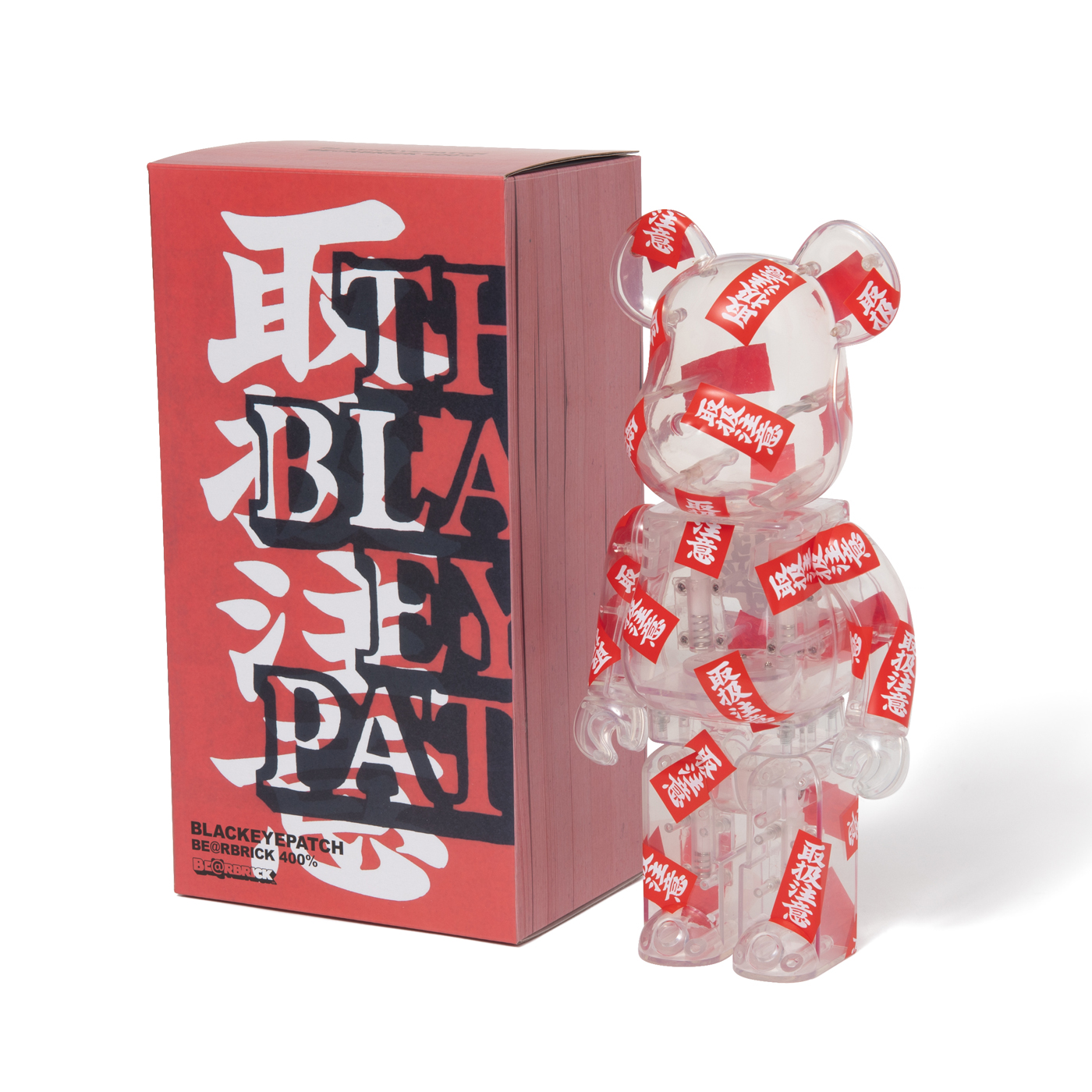 BlackEyePatch、「取扱注意」ラベルちりばめたBE@RBRICK発売